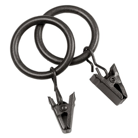 Perfectpillows KN75000 Black Ring Curt Clip - Black PE3257759